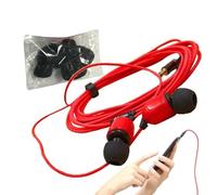 Generico Extra Long Cord Headphones - Wired Over-Ear Headphones, Clear Sound | Extended Length, Universal Jack, Noise Isolating, Lightweight & Comfortable, Office, Travel, School, Recording & Calls