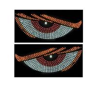 Generico Eye LED Light - PVC Flexible, Car Windshield Light, 10 Flashing Modes USB Powered | Easy Install Dynamic LED Headlight, Vehicle Eye Lights For Cars, Trucks, Front, Back Windshield
