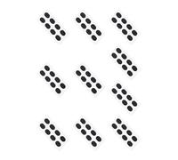 Generico Eyeglass Nose Pads, 40-Pair Self-Adhesive Non-Slip Foam Nose Grips, 0.35x0.24x0.06 inches Soft Nosepads for Working, Sports, Commuting, Office, Makeup or Daily Wear Comfort
