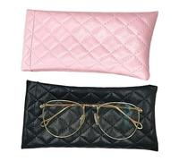 Generico Eyeglass Pouch - Slim Glasses Case Portable | 2-Piece Portable Protective Squeeze Top | Women Sunglass Holder For Purse For Everyday Travel Outdoor Camping Office Home Dorm Businesss