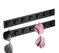 Generico Eyewear Shelf - Sunglasses Organizer Rack for Living Spaces | Transparent Panel with Wall Hooks, Two-Piece Display System, Perfect for Dormitory Car Vacation Home Setup