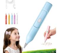 Generico EzypenEzypen - Electric Diamond Painting Pen with Vacuum Technology, 6 Colors Rechargeable IPX5 Waterproof Painter, Faster DIY Art Tool Kits (Blue)