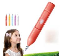 Generico EzypenEzypen - Electric Diamond Painting Pen with Vacuum Technology, 6 Colors Rechargeable IPX5 Waterproof Painter, Faster DIY Art Tool Kits (Orange)