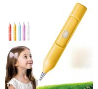Generico EzypenEzypen - Electric Diamond Painting Pen with Vacuum Technology, 6 Colors Rechargeable IPX5 Waterproof Painter, Faster DIY Art Tool Kits (Yellow)