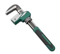 Generico F Type Wrench Adjustable Spanner - Steel+rubber Coated | Large Opening F Type Pipe Wrench | Heavy Duty Plumbing Hand Tool Adjustable Grip For Water Pipe Installation Repair Maintenance