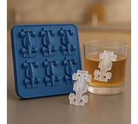 Generico F1 Ice Form Silicon Formula auto da corsa Jello stampi per auto vassoio di ghiaccio (blu)