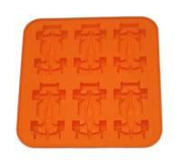 Generico F1 Ice Form Silicon Formula per auto da corsa Jello Stampi per auto da ghiaccio vassoio (arancione)
