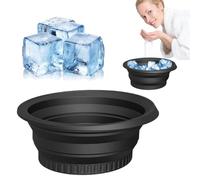 Generico Face Ice Bath Bowl,Ice Face Bowl for Cold Plunge Therapy,Skin Tightening,Reduced Puffiness (Black)