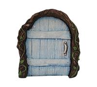 Generico Fairy Door Set, Miniature Figurines Kit, Whimsical Decor Piece, Outdoor Tree Accessory, for Wall Window Backyard Forest Yard Village Pond Room Fantasy Decoration Use 3.94×4.33×0.20 inch