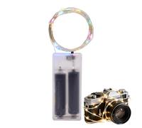 Generico Fairy Lights 16 Ft LED Battery Operated Wire Firecracker String Lights 4.5W for Garden Patio Bedroom Wedding Party Fall Home Porch Yard Decor