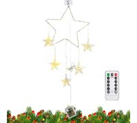 Generico Fairy Lights - Christmas Fairy Light, String Lights for Timer and Remote Control, String Light with Easy Setup, 8 Modes Christmas Window Decoration, Festive Lighting for Home Living Room