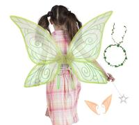 Generico Fairy Wings Set, Butterfly Wings, Girls Costume Accessory, Lightweight Design, Adjustable Straps, Vibrant Colors, Great For Halloween, Cosplay, Christmas, Holiday Parties, Weddings