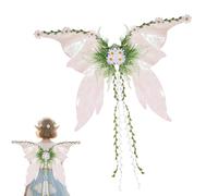 Generico Fairy Wings, Women’s Fairy Costume Accessory, Gauze Festival And Party Wear for Christmas, Cosplay, Holiday, Halloween, Pride Events And Garden Celebrations, 27.56x18.9 Inches