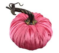 Generico Fake Decor Pumpkin - Autumn Decorations | Colorful Fake Faux Foam Pumpkin | Small Velvet - - 10cm/3.9inch Colorful Artificial Simulation Pumpkins Photo Props Harvest Decoration for Mantel S