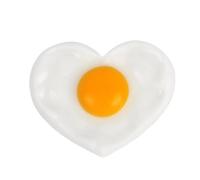 Generico Fake Eggs Set, Realistic Prank Toy, Artificial Food Decor, Compact Display Supply, 7x5x1cm Compact Size for Restaurant Market Birthday Pretend Play Role Play Photoshoot Home Use
