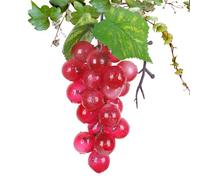 Generico Fake Fruit Bunch - Life Like Vineyard Model, Decorative Food Display, Photography Studio Accessory, Event Reception Hardware, Interior Design Supply, Large Green Unit for Bowls Trays