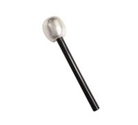 Generico Fake Microphone Prop - Shiny PVC Imitation | Costume Party Stage Performance Prop | Bling Sparkly Toy Microphone For Karaoke Birthday Halloween Cosplay Dress Up Pretend Play