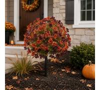 Generico Fall Artificial Flowers for Outdoors with Ground Stakes (E)