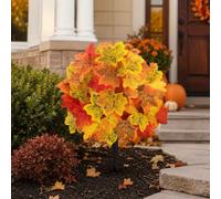 Generico Fall Artificial Flowers for Outdoors with Ground Stakes (F)