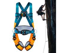 Generico Fall Protection Safety Harness, Climbing Belt Five-Point Rappelling Harness For Men Women Youth | Fall Arrest Safety Harnesses - Climbing Harness Roofing Harnesses -