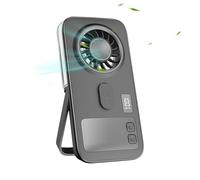 Genérico Fan con - Mini Frigoriferi con display digitale a batteria | Ventilatore portatile ultra sottile Mister | Per l'ufficio a casa all'aria estate campeggio escursionismo viaggio
