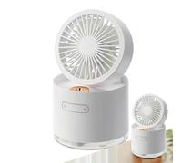 Generico Fan di portata con Mister, ventilatore a spruzzo ricaricabile USB portatile | Batteria da 2000 mAh, ventola di raffreddamento muto per interno, scuola, viaggi, lavoro e all'aperto