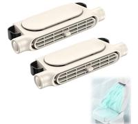Generico Fan for Car Back Seat,3-Speed Car Back Seat Fan with USB-C Power - Cooling for Rear Passengers & Pets, Low Noise Design | Universal Fit for Sedans/SUV/Truck/RV (Write,2Pcs)