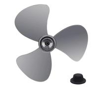 Generico Fan Leaf Replacement | PP 35x35x4cm | Bedroom Fan Leaf | 16 Inch Wind Blower Replacement Part With Nut Cover For Dorm Living Room Basement Patio Classroom Garage