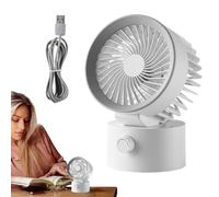 Generico Fan USB per la scrivania, fan della scrivania USB - Potente fan del desktop portatile | Compatto dispositivo di raffreddamento personale leggero per compagni di classe e bambini