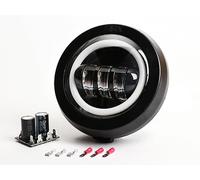 Generico Fanale Faro Anteriore Led Evok per Vespa 50 125 PK HP 6/12V 7000 Lumen