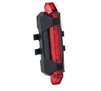 Generico FANALINO Impermeabile FANALE 5 LED Luce Posteriore Bici Sicurezza Bike Rosso