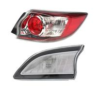 Generico Fanalino Lampada coda laterale sinistra/destra per Mazda 3 BL 2009 2010 2011 2012 2013 Luce freno posteriore Luce Posteriore(Right-2PC)