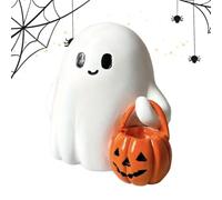 Generico Fantasma di Halloween Resina con Sorriso Illuminato