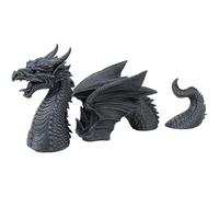 Generico Fantasy Dragon Ornament - Gothic Resin Display Figure, Mythical Creature Sculpture Piece, Artistic Decorative Craft Item, Exterior Interior Accent Decoration | Home Theme Enhancement Area,