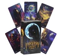 Generico Fantasy Planet Tarot, Mazzo di Carte dei Tarocchi con Illustrazioni Spaziali e Galattiche, Design Mistico e Futuristico