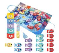 Generico Farbsortierspielzeug - Mathe Spielzeug, Zählen Spiel Lernspiele, Pädagogisches Holz Sortierspiel Motorikspielzeug Farben Formen Zählen | Lernspiel, Vorschule Kindergarten, Aktivität für 0-3