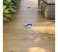 Generico Faretti Carrabili da Esterno a LED 3 pz Rotondi