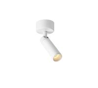 Generico Faretti Led Soffitto,LED Track Light Faretti da soffitto a fascio stretto 5W 4000k Faretto superficie for galleria di gioielli Immagine del museo(A,WHITE_3 DEGREE_30X65MM_5W)