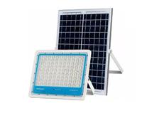 Generico Faretto Led Esterno con Pannello Solare, Faro a Led da Giardino 1000w con Sensore Crepuscolare e Telecomando, Faretto Solare Impermeabile IP66.
