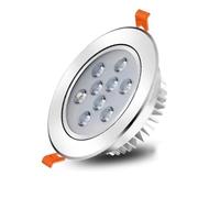 Generico Faretto orientabile da incasso a LED, faretto da soffitto dimmerabile for pareti d'accento domestiche, soggiorno, illuminazione di fondo(3000K Warm light,9W)