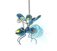 Generico farfalla, a farfalla solare all'aperto,Ape volanti penzolando le per l'esterno - Lampada per sculture a decorativa, decorazioni in metallo per il portico del patio d'albero