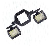 Generico Fari Supplementari | Dotticini LED Con Supporti Attacco per Rimorchio,Barre Led Faretti Impermeabili Con Attacco Rimorchio Antipolvere Accessori Auto