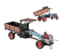 Generico Farm Tractor Model, Alloy Hand Tractor Toy, Realistic Light & Sound Remote Control Long Runtime Musical Sounds Interference-free Tough Build, Scale Model for Birthday