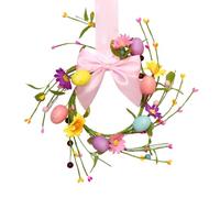 Generico Farmhouse Cabinet Door Decor - 10.63 inch Easter Egg Wreath | Foam Rustic Spring Decor - Lightweight Artificial Farmhouse Ornament for Cabinet Doors Walls And Seasonal Celebrations at Home.
