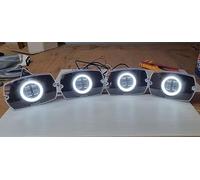 Generico FARO LED ANTERIORE 12V PER VESPA 50 SPECIAL + Led stop posteriore EVOK