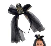 Genérico Fasce Di Halloween - Copricapo Vintage Lapidi Con Veli Per Cosplay | Costumi Notte Horror Parrucchiere Per Carnevale Feste