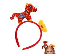 Generico Fasce Per Capelli A Tema Animale, Copricapo Divertente Con Design Di Cavallo, Cerchietto Per Capelli Animali, Per Feste a Tema Natale, Travestimento, Festival, Vacanza e Spettacoli