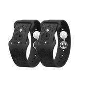 Generico Fasce per la digitopressione per la nausea per alleviare la nausea mattutina. Fasce per la malattia regolabili. Braccialetti per il mal di mare(Black)