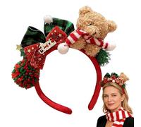 Generico Fasce per le Feste,Cerchietto per Capelli con Design Orso | Fascia Capelli Bambini Natale | Per Costumi Feste di Compleanno Eventi Fotografici Celebrazioni Compleanni Ricorrenze