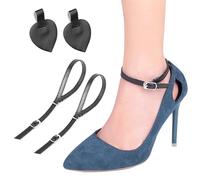 Generico Fascette per Scarpe con,Prolungatori per alla Caviglia per Tacchi Alti Amovibili | Prolungatori per Elastici - per Uso Quotidiano, Pendolarismo, Viaggio, Festa, Appuntamenti, Fitness